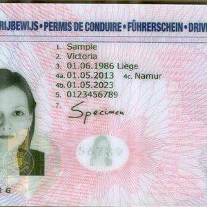 buy Belgian driving license