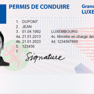 Luxembourg driving licence