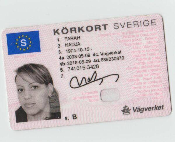 buy Swedish driving license