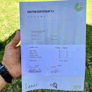 Buy Goethe Certificate Without Exam