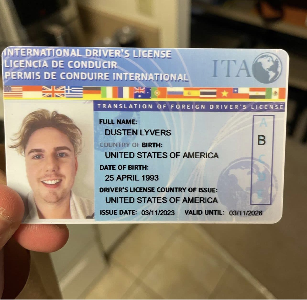 International driver's license in Germany