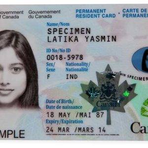 Canadian Resident Card